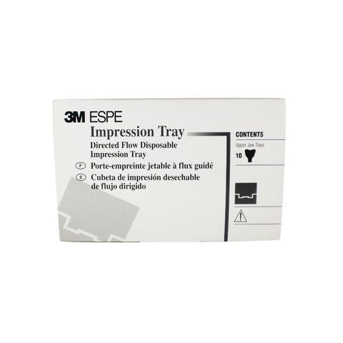 3M ESPE 71615 Directed Flow Rigid Impression Dental Trays Small Upper 10/Pk 3M ESPE 71615 Directed Flow Rigid Impression Dental Trays Small Upper 10/Pk